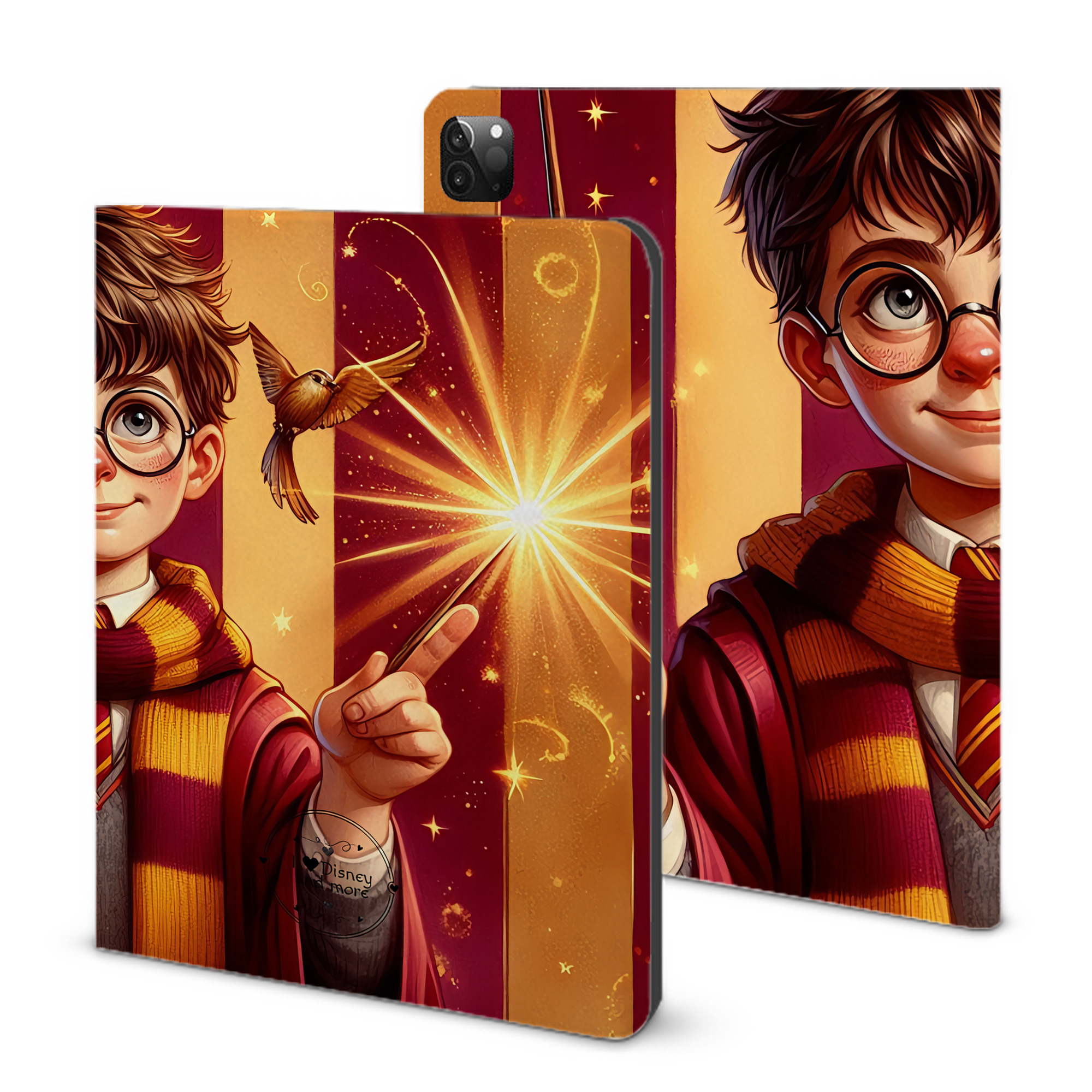 （画像用） Harry Potter ハリー・ポッターシリーズ IPadケース ペンホルダー付き ブックスタイルデザイン